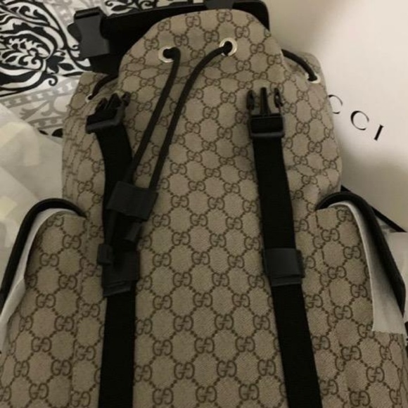 Authentic Rare Gucci GG Supreme Backpack BNWT - Picture 7 of 7